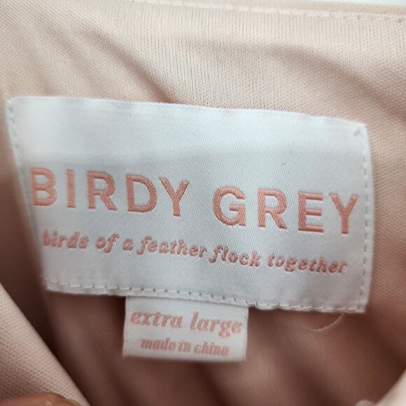 Birdy Grey Bridesmaid Kaia Curve Dress Swooping Skirt Pockets A-line Size XL - Picture 3 of 6